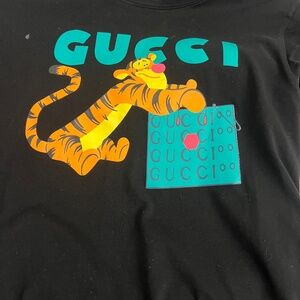 Tiger printed cartoonish Gucci t-shirt